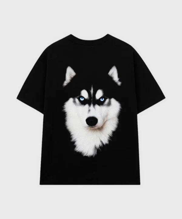 Mẫu Áo Thun Unisex Husky Sibir Nam Nữ - Chất Vải Cotton 100% Thoáng Mát
